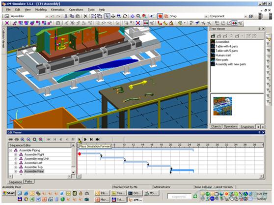 Tecnomatix裝配仿真解決方案